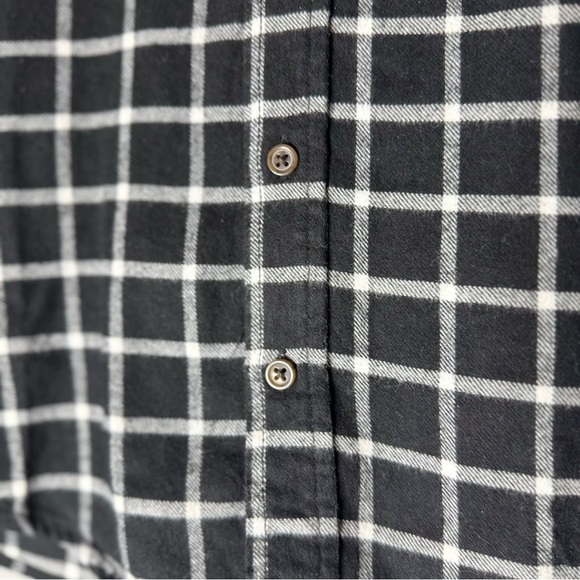 New Cat & Jack Kids Boys L (10/12) Black and White Checkered Shirt - Picture 5 of 8